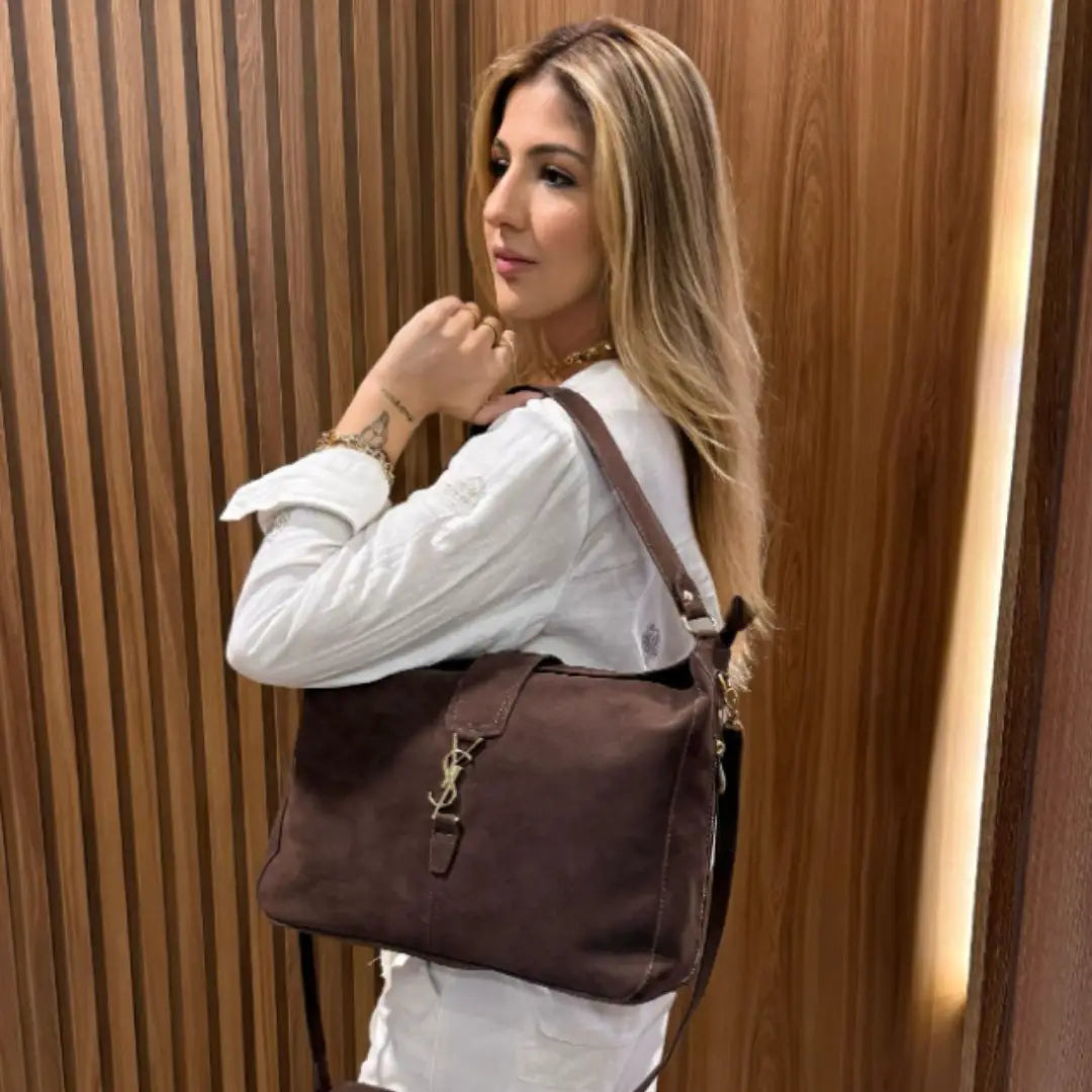 Bolsa de Camurça Yves Saint Laurent