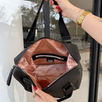 Bolsa Schutz Expansível 2 em 1 Grande de Couro