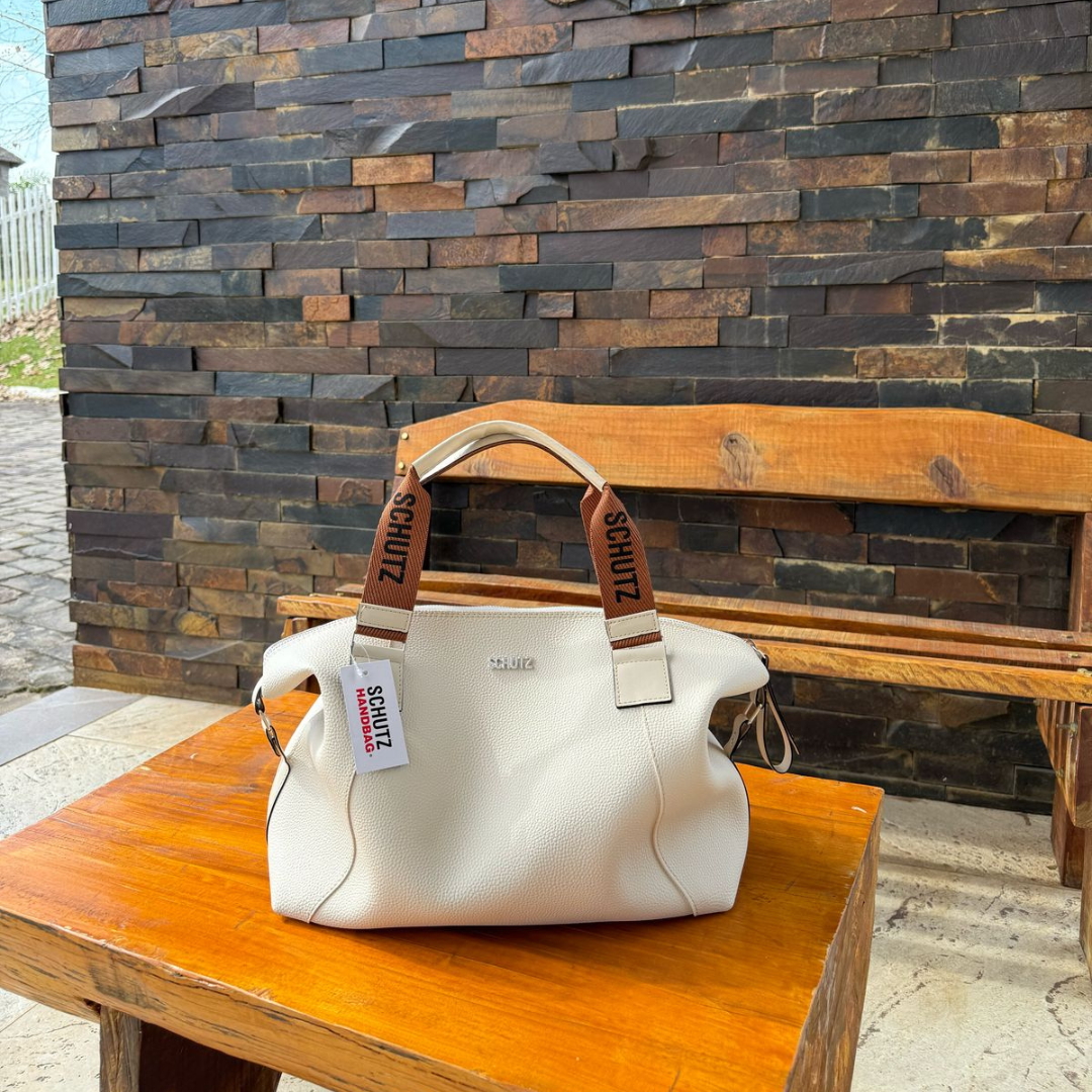 Bolsa Schutz Expansível 2 em 1 Grande de Couro