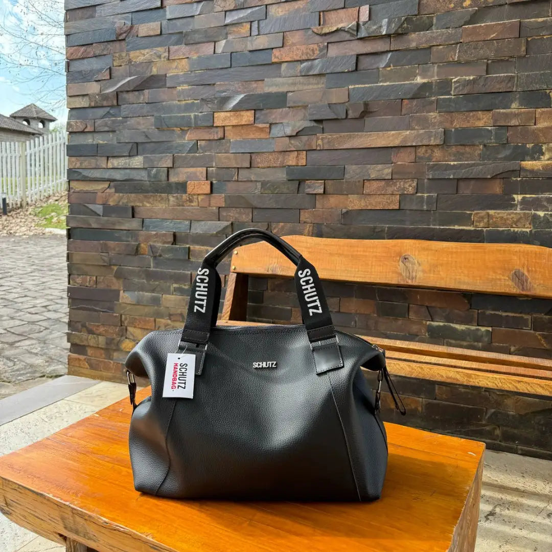 Bolsa Schutz Expansível 2 em 1 Grande de Couro