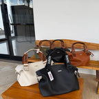 Bolsa Schutz Expansível 2 em 1 Grande de Couro