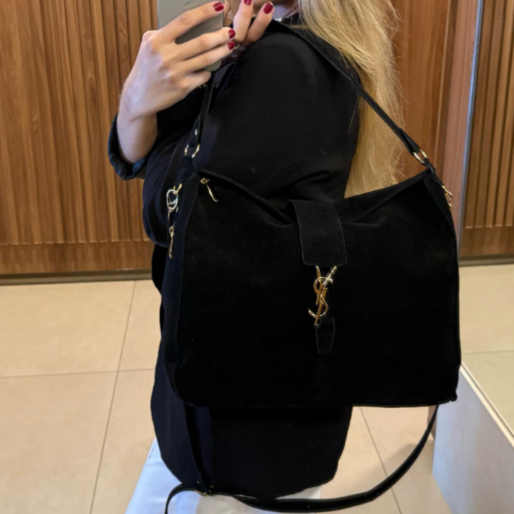 Bolsa de Camurça Yves Saint Laurent