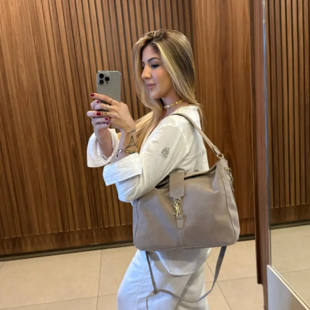 Bolsa de Camurça Yves Saint Laurent